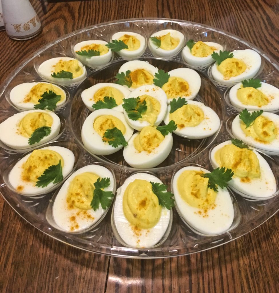 Curried Angeled (Deviled) Eggs | Naptime Theologian