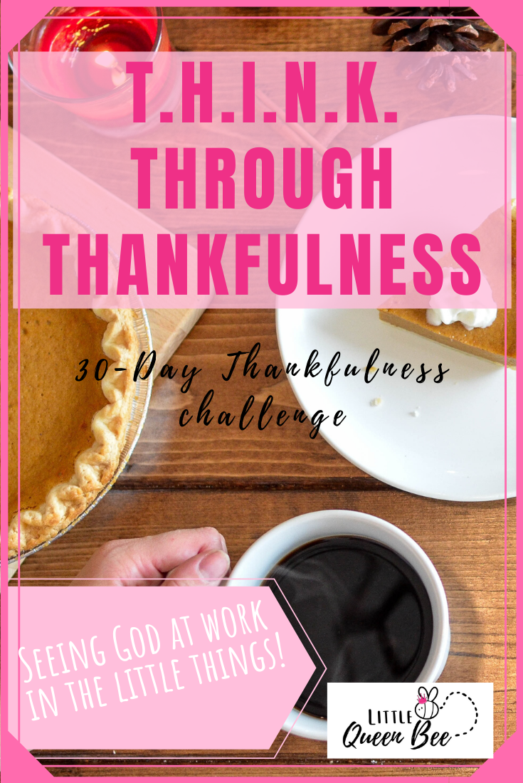 THINK Through Thankfulness — Challenge!