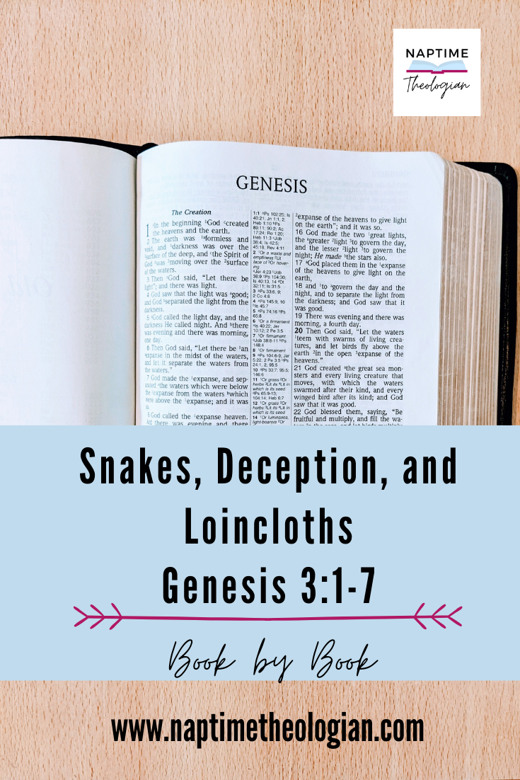 Ep. 16 Snakes, Deception, and Clothing | Genesis 3:1-7 | Book by Book